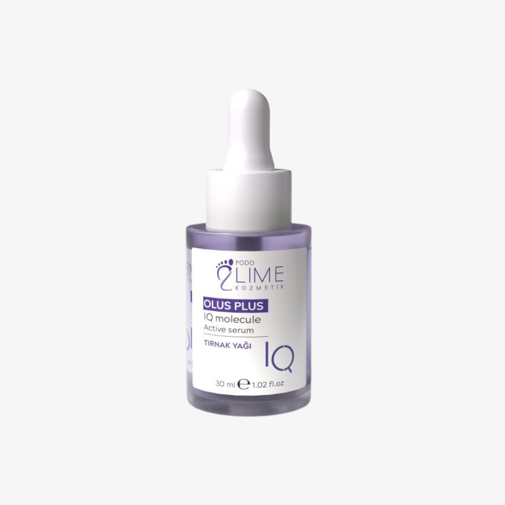 Nagų ir odelių priežiūros aliejus Podo Lime Olus Plus su pasiflorų, migdolų ir ricinų aliejais, 30 ml buteliukas