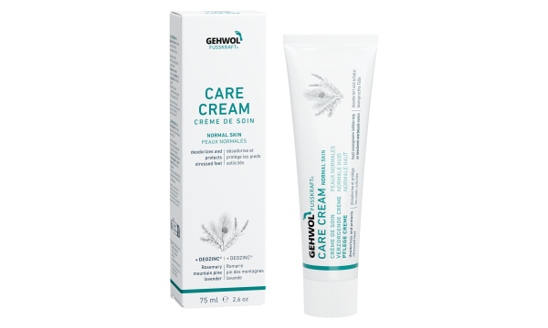 GEHWOL FUSSKRAFT Care Cream (GREEN) puoselėjamosios priežiūros kremas normaliai odai, 75 ml