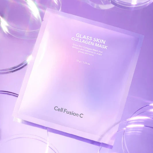 Skaistinanti hidrogelinė kaukė su kolagenu „Glass Skin Collagen Mask“ | Cell Fusion C